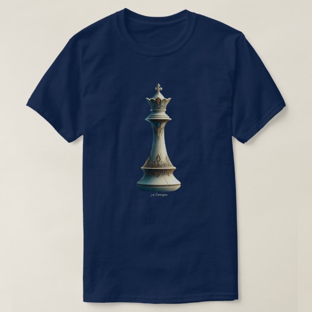 White Bishop T-Shirt (Design framsida)