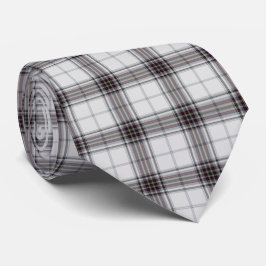 White Black Mörk Red Tartan Play Slips
