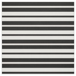 White Black Rand Mönster Design Tyg