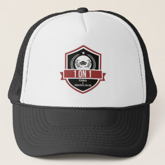 White/Black Trucker Stil 1 på 1 TNTC Hat Keps