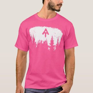 White Blaze Appalachian at Trail Minimalist Gräs T Shirt