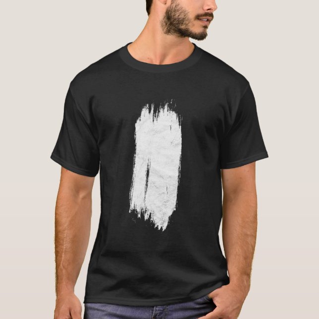 White Blaze Appalachian Trail Minimalist Hiking T Shirt (Framsida)