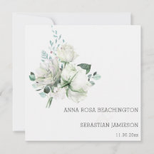 *~* White Blommigt Bouquets AR15 QR + OSA Bröllop