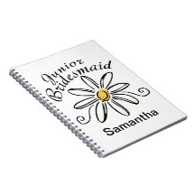 White Blommigt Junior Bridesmaid