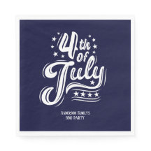 White &Blue Fireworks BBQ Party