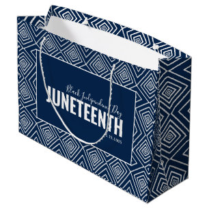 White Blue Independence day juni 19 JUNETEENTH