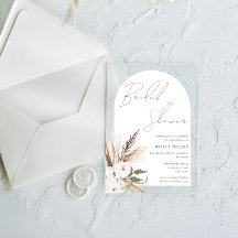 White Boho Arch Blommigt Möhippa