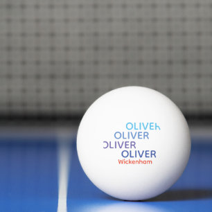 White Bord Tennis Boll Modern Typography