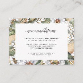 White Botanical Bohemian | Bostäder Tilläggskort