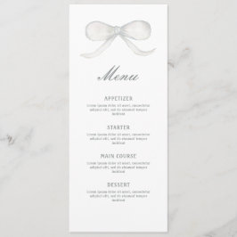 White Bow Classic Meny