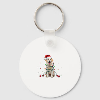 White Boxer Dog Ugly Christmas Sweater Funny Xmas Nyckelring
