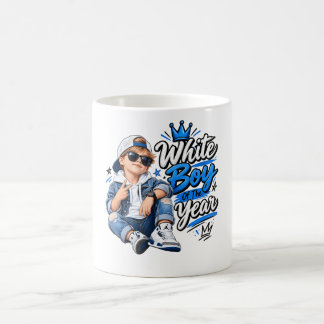 White Boy Of The Year Streetwear Kid Design Kaffemugg