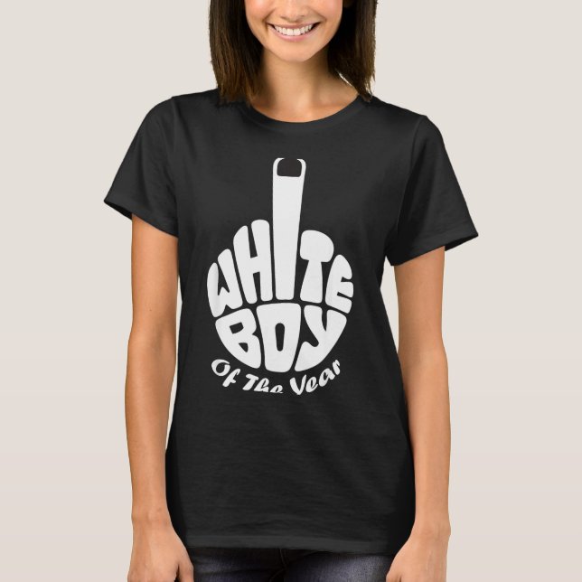 White Boy Of The Year  T Shirt (Framsida)