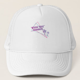 White Boy Summer Retro Rolig tröja Ironic USA Keps