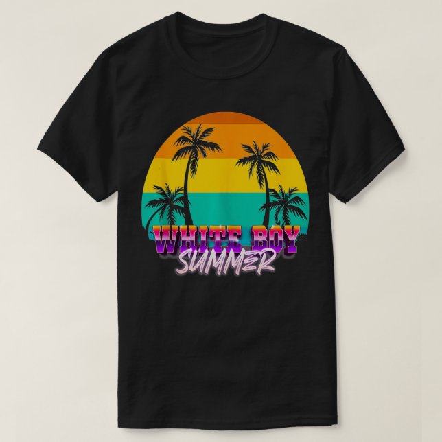 White Boy Summer T Shirt (Design framsida)