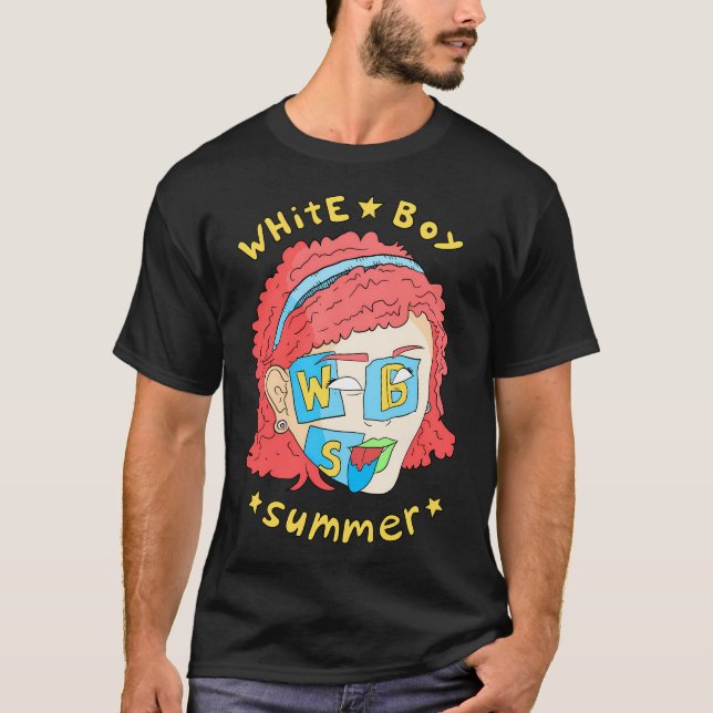 White Boy Summer. Wbs. T Shirt (Framsida)