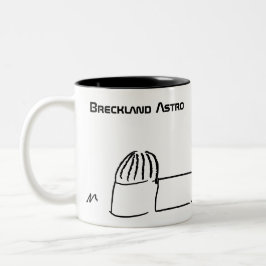White Breckland Astro Mugg (med text)