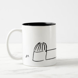 White Breckland Astro Mugg (utan text)