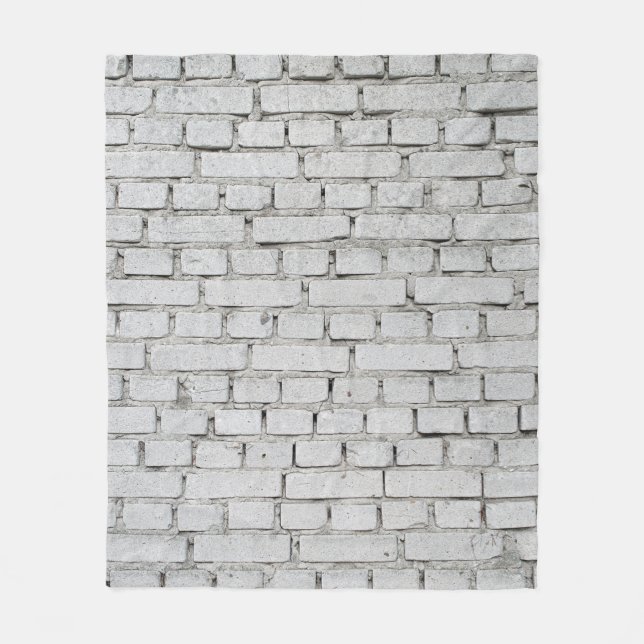 WHITE BRICK WALL FLEECEFILT (Framsidan)