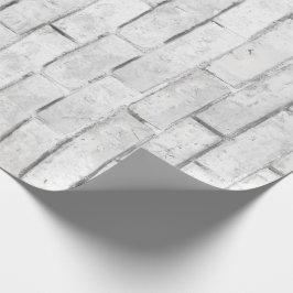 White Brick Wall Mönster Presentpapper