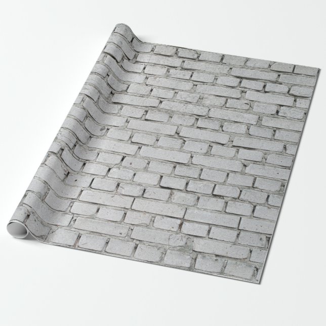 WHITE BRICK WALL PRESENTPAPPER (Utrullad)