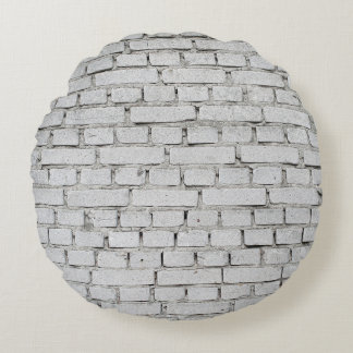 WHITE BRICK WALL RUND KUDDE