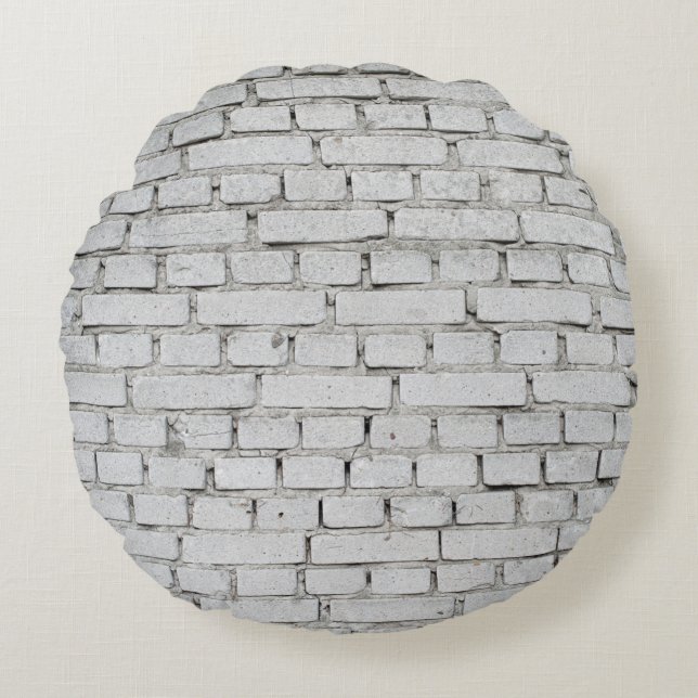 WHITE BRICK WALL RUND KUDDE (Framsidan)