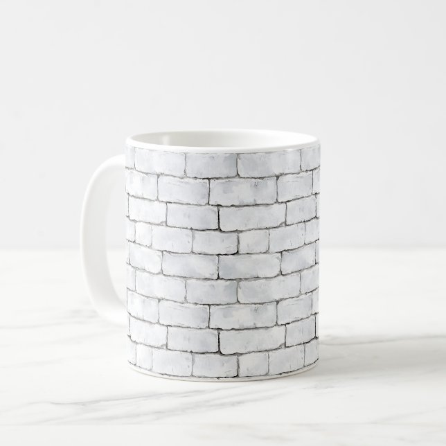 White Bricks Kaffemugg (Framsida vänster)