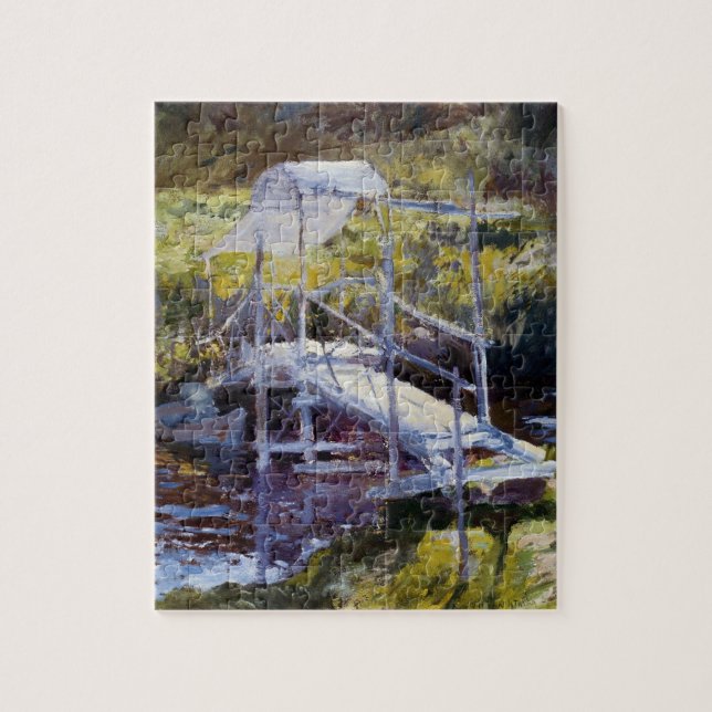 White Bridge av John Twachtman Pussel (Vertikal)