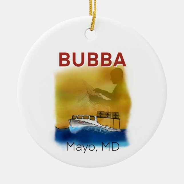 White Bubba Ornament 2023 (Framsidan)
