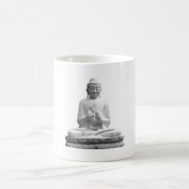 White Buddha Statue Kaffemugg
