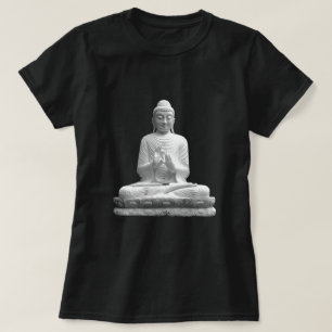White Buddha Statue T Shirt