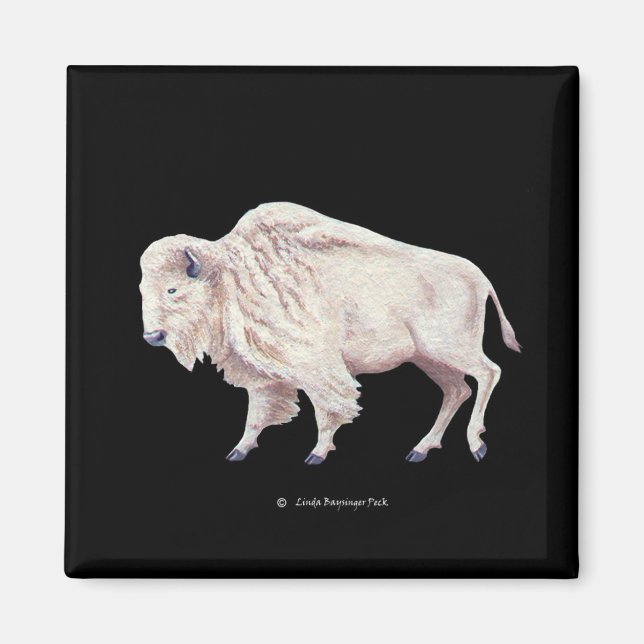 White Buffalo Magnet (Framsidan)
