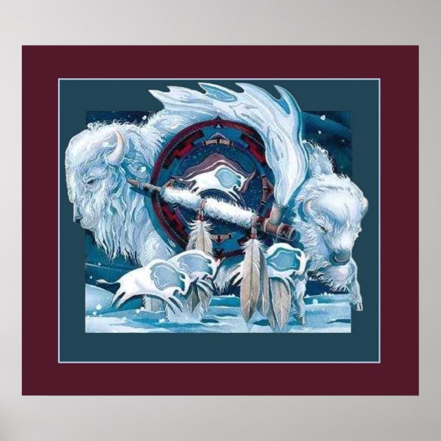 White Buffalo Poster (Framsidan)