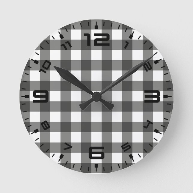 White Buffalo Rund Klocka (Framsida)