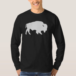 White Buffalo Silhouette Shadow Beast T Shirt