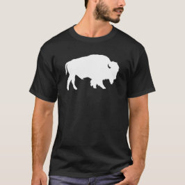 White Buffalo Silhouette Shadow Beast Tee