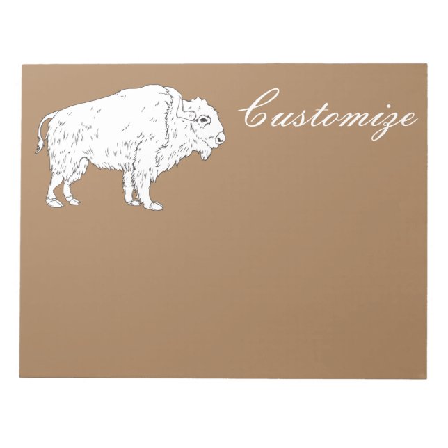 White Buffalo Thunder_Cove Anteckningsblock (Framsida)