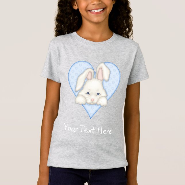 White Bunny - Blue Tröja (Framsida)