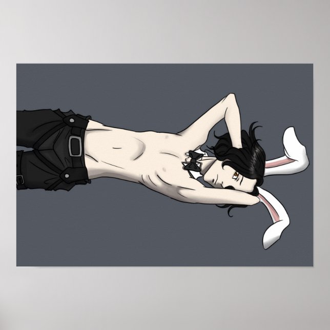 White Bunny Poster (Framsidan)