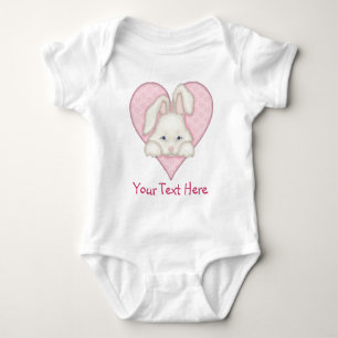 White Bunny - Rosa T Shirt