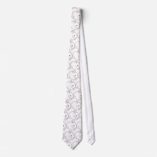 White Bunny Tie Slips