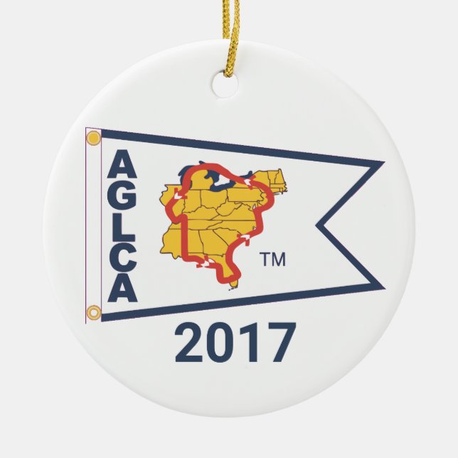 White Burgee (2017) Ceramic Ornament (Framsidan)