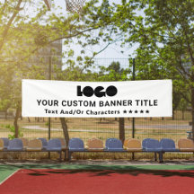 White Business Logotyp Company Brand 10'Long 10'Lo