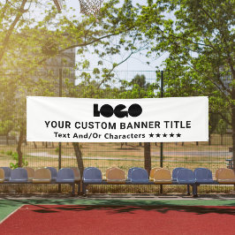 White Business Logotyp Company Brand 10'Long 10'Lo