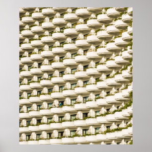 WHITE BYGGNAD POSTER