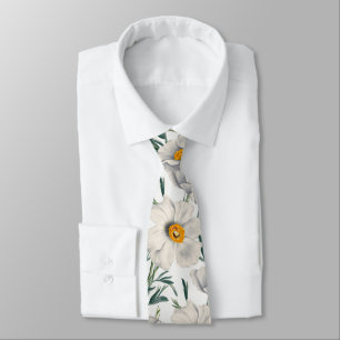 White California Träd Poppy Flowers Mönster Slips