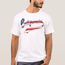 White California USA flagga Fill T-Shirt
