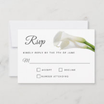 White Calla Lilies Blommigt Bröllop OSA