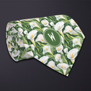 White Calla Lillies Blommigt Slips